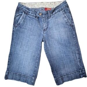 Bongo Low-rise Bermuda Jean Shorts Sz 5 Y2k 2000s Cutesy Preppy Mean Girls